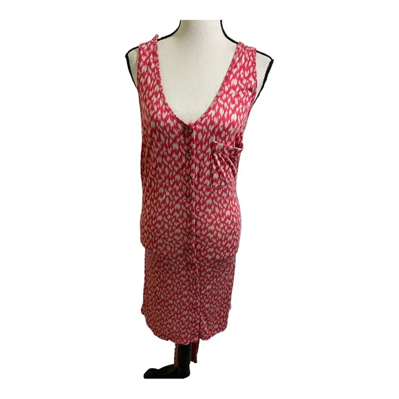 Rachel Rachel Roy womens dress snap front buttons and tie back sash large - Picture 8 of 11